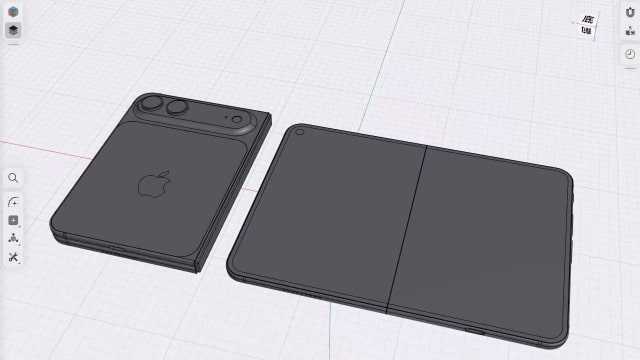 New CAD Models Allegedly Reveal Apple's Foldable iPhone Design