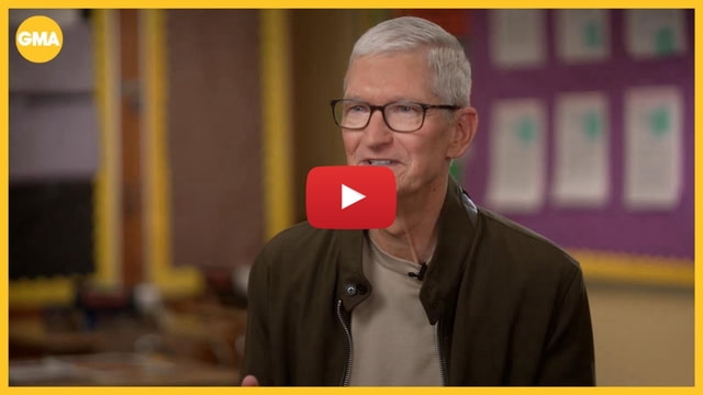 Тим Кук — о 50-летии Apple, конфиденциальности в сфере ИИ и слухах об уходе [Видео]