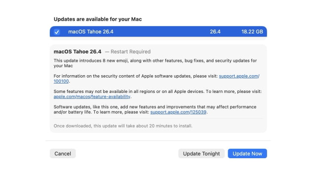 Apple Officially Releases macOS Tahoe 26.4 With New Charge Limit Feature [Download]