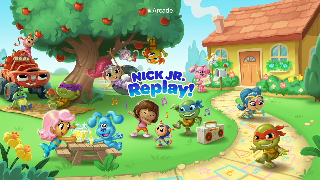 В мае в Apple Arcade появится «Nick Jr. Replay!» с более чем 50 ретроиграми