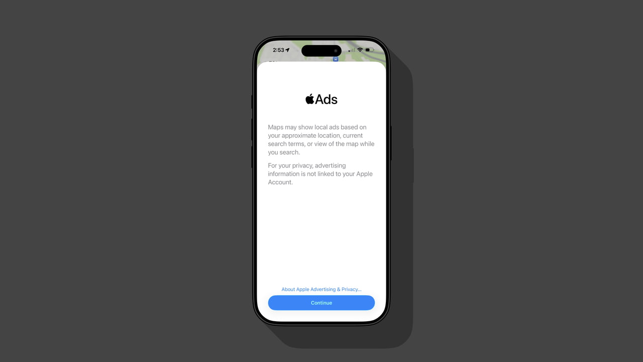 Apple Maps Shows New Ads Disclosure Screen in iOS 26.5 Beta