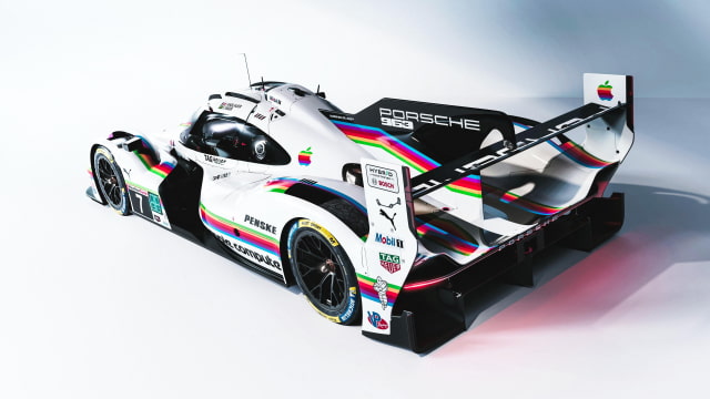 Porsche Brings Back Iconic Apple Rainbow Livery for Laguna Seca Race