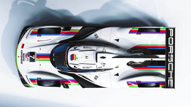 Porsche Brings Back Iconic Apple Rainbow Livery for Laguna Seca Race