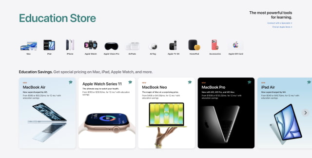 Apple Now Requires UNiDAYS Verification for Education Store in US, Adds Apple Watch Discounts