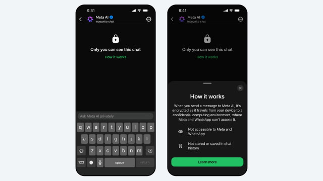 Meta Announces 'Incognito Chat' for Private AI Conversations on WhatsApp and Meta AI App