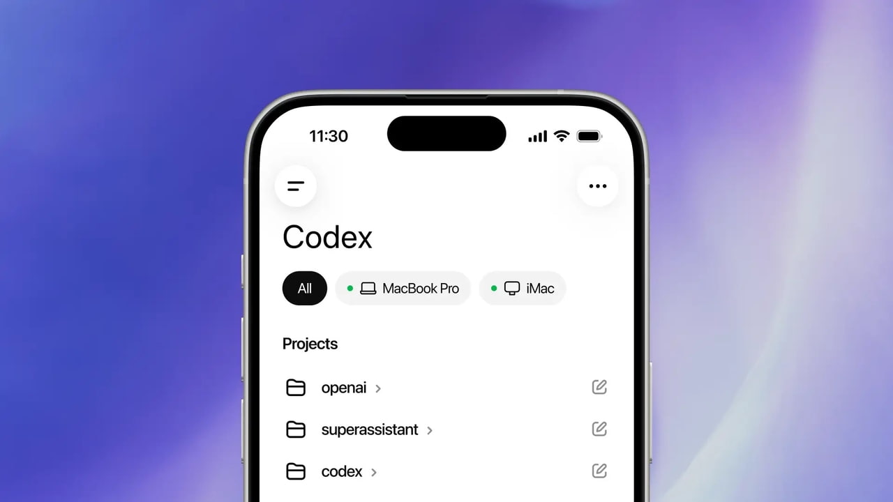 OpenAI Brings Codex Control to iPhone With ChatGPT App Update
