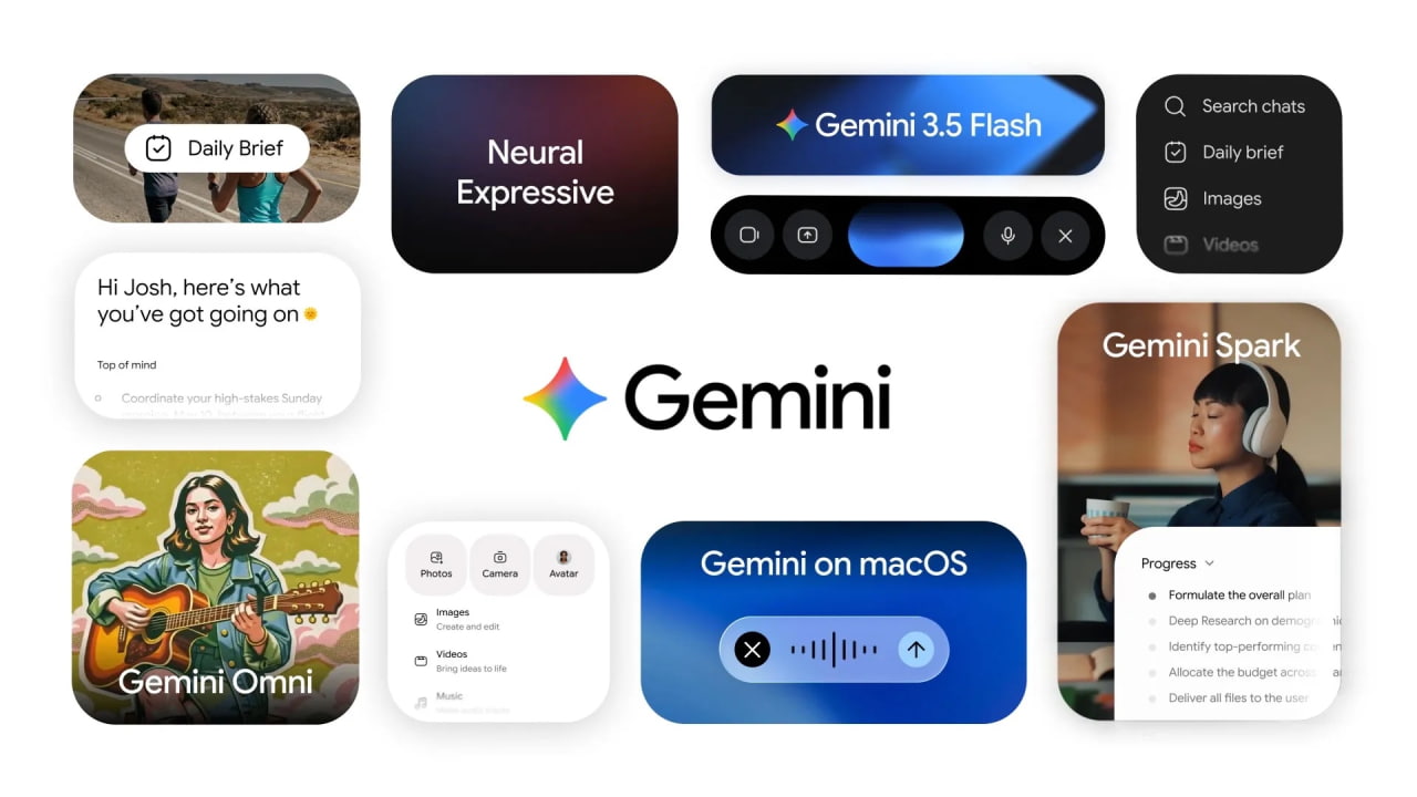 Google представляет новый дизайн приложения Gemini с агентом Spark и функциями для Mac