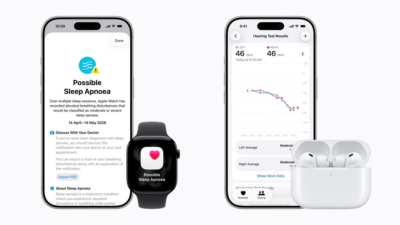Apple Launches Sleep Apnea Notifications, Hearing Test Features in India
