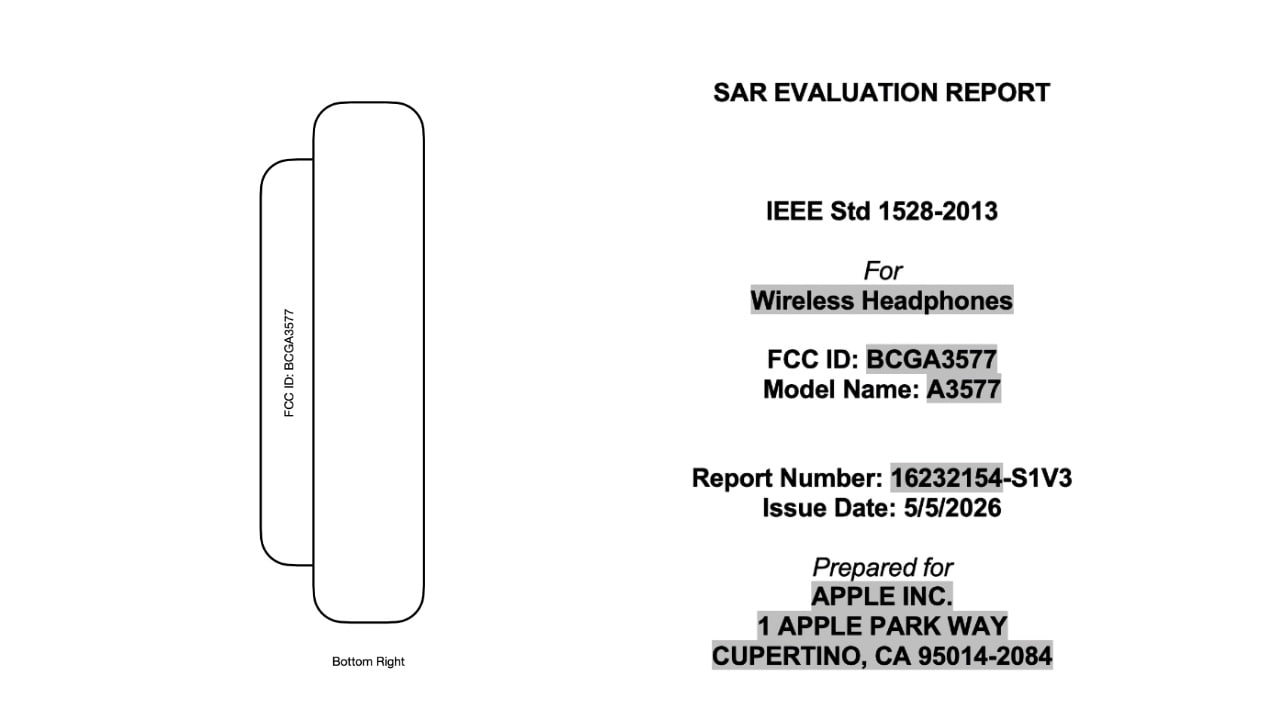 Unreleased Apple Over-Ear Headphones Appear in FCC Filing