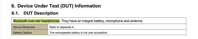 Unreleased Apple Over-Ear Headphones Appear in FCC Filing