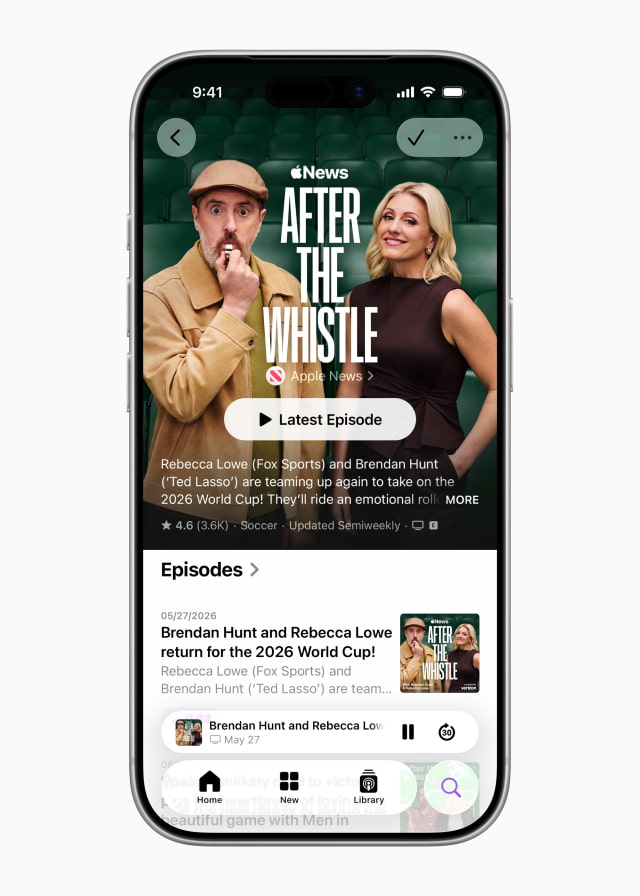 Apple Brings Back 'After the Whistle' Podcast for 2026 World Cup Coverage