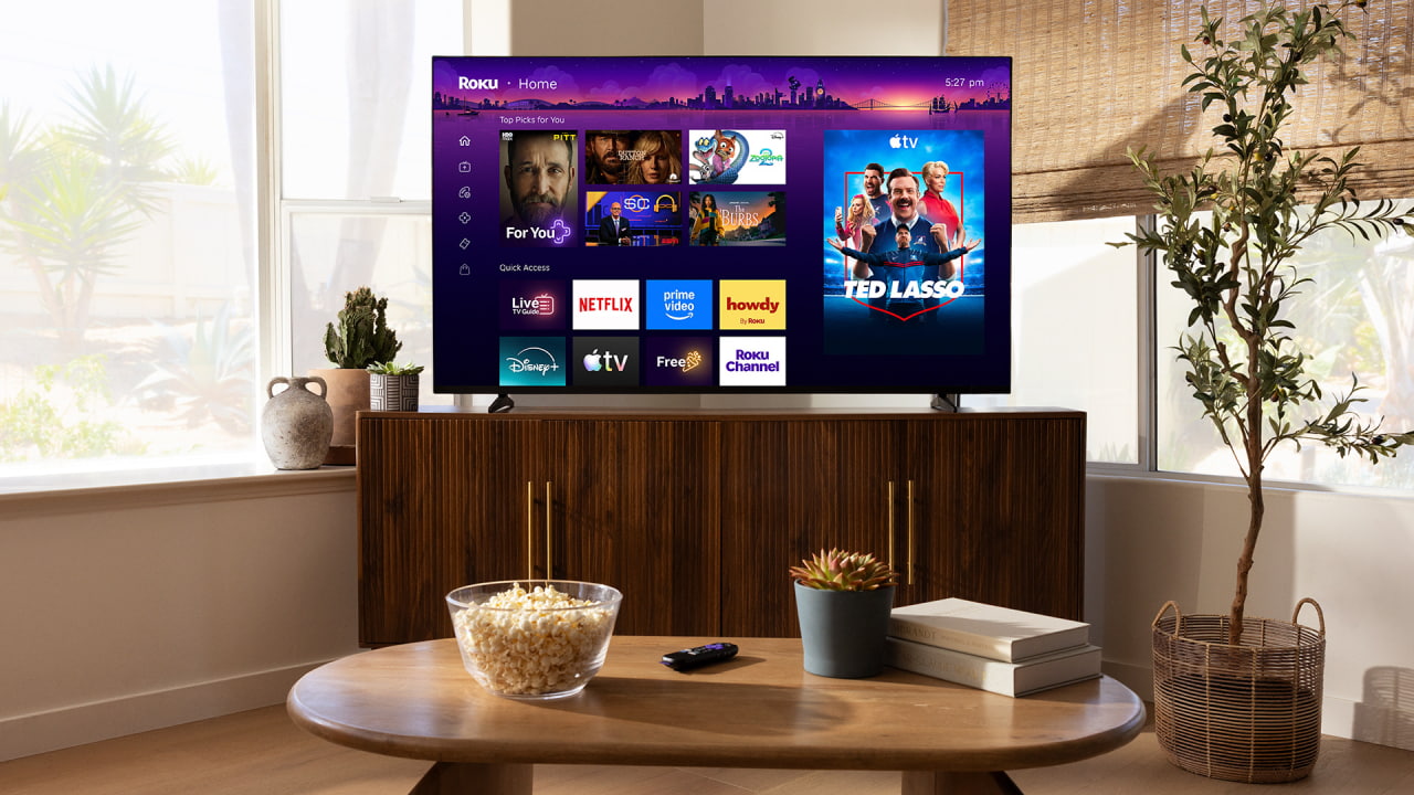 Roku полностью обновляет главный экран: быстрый доступ на базе ИИ и центры контента