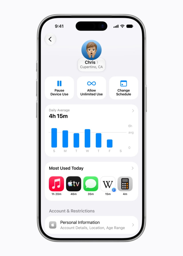 Apple Previews New Child Safety and Screen Time Features