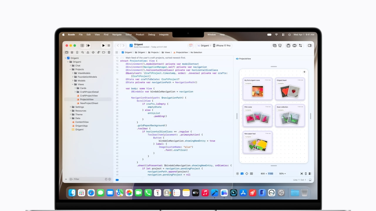 Apple Unveils New AI Frameworks and Agentic Coding in Xcode 27