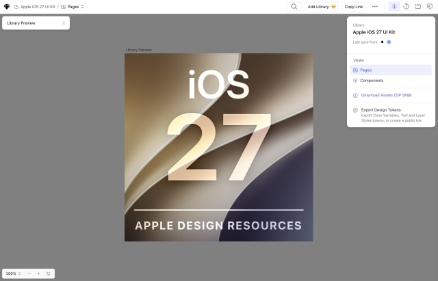   Apple Releases iOS 27, iPadOS 27, and macOS 27 Design Resources [Download]