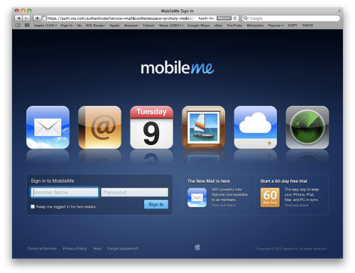 Apple Debuts a Redesigned MobileMe [Screenshots]