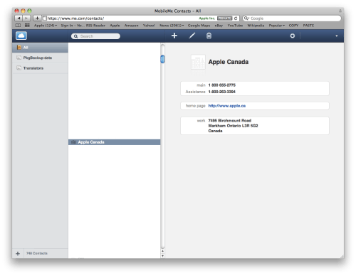 Apple Debuts a Redesigned MobileMe [Screenshots]