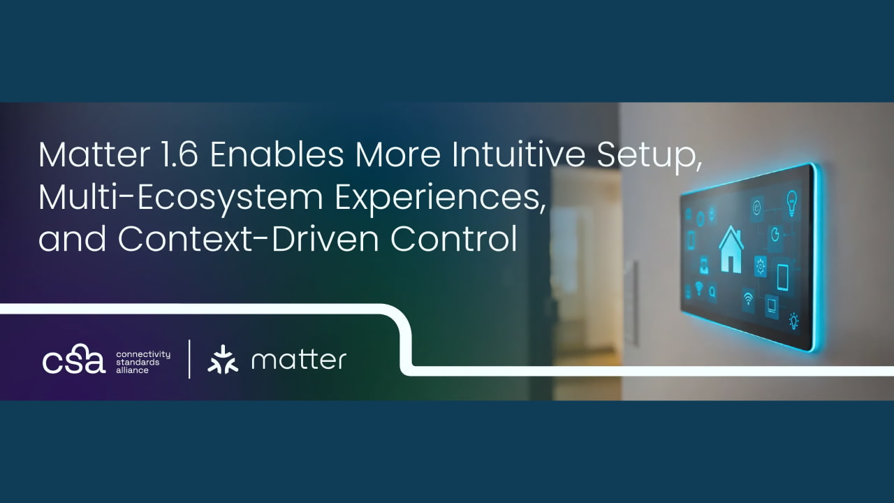 Matter 1.6 добавляет настройку через NFC, объединенные структуры данных и умные термостаты