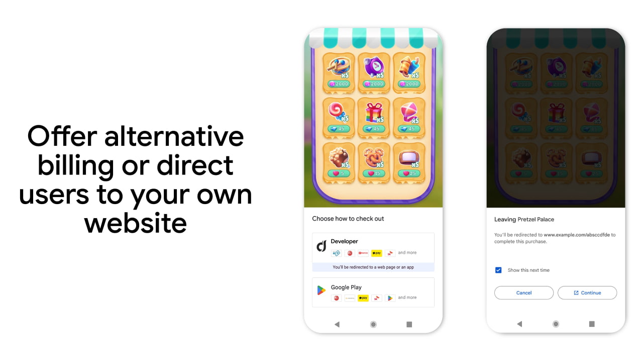 Google открывает Play Store для альтернативных платежей в рамках мирового соглашения с Epic