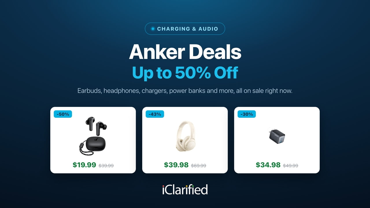 Anker Offers Up to 50% Off Earbuds, Headphones, Chargers, and Power Banks