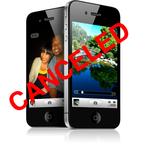 iPhone 4 Orders Getting Cancelled