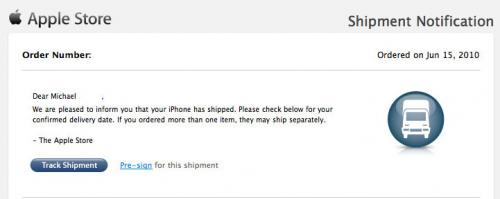 Apple Begins Shipping iPhone 4 Pre-orders