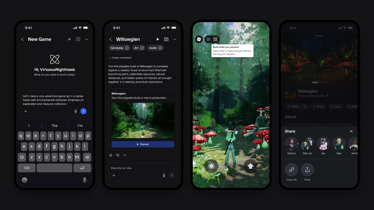 Roblox выпускает инструмент для создания на базе ИИ для iPhone и iPad