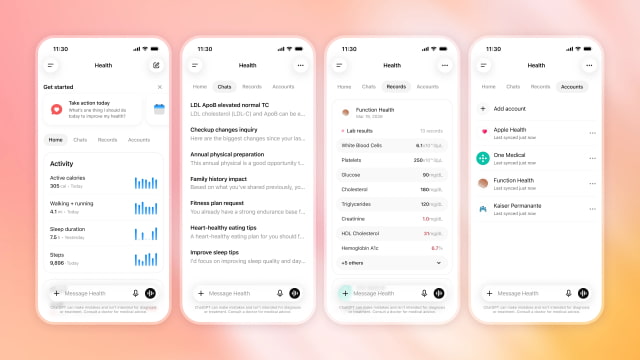 OpenAI Launches ChatGPT Health to All U.S. Users With Apple Health Integration