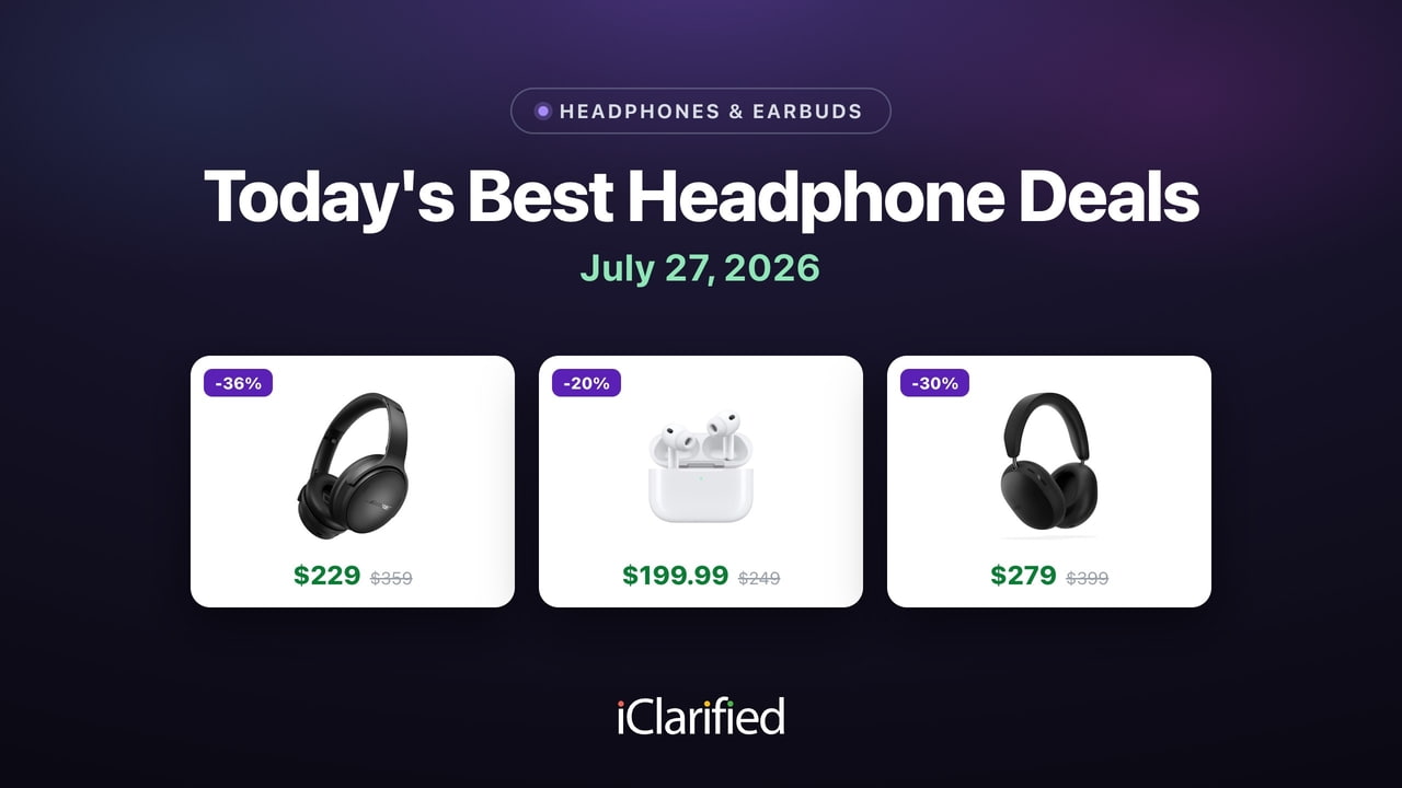 Today's Best Headphone Deals: Bose QuietComfort $229, Sonos Ace $279, AirPods 4 $99, and More
