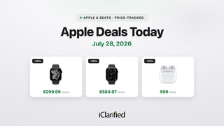 Apple Deals Today: Apple Watch Series 11 Titanium $564.97, 42mm $299.99, AirPods 4 $99, and More
