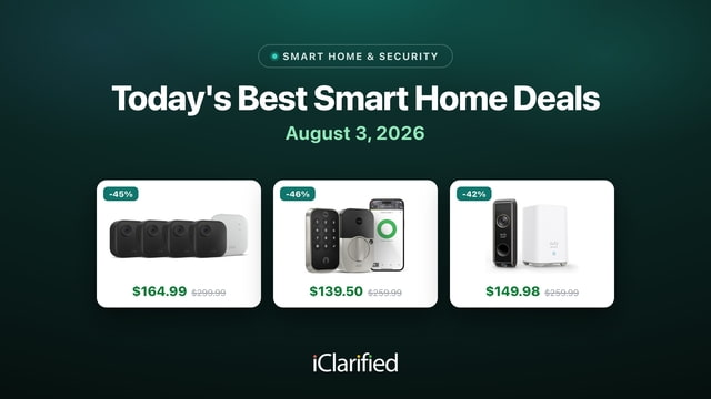 Today's Best Smart Home Deals: Blink Outdoor 4 XR $164.99, Yale Assure Lock 2 $139.50, and More