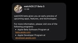 Apple Seeds Fifth Betas of watchOS 27, tvOS 27, and visionOS 27 to Developers [Download]