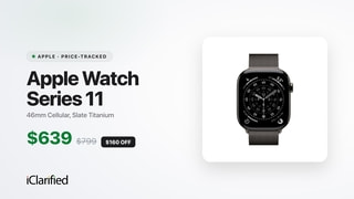 Apple Watch Series 11 Titanium Cellular Drops to $639 ($160 Off) [Deal]