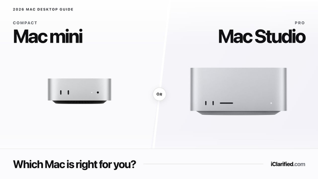 Mac mini vs Mac Studio: Which 2026 Desktop Should You Buy?