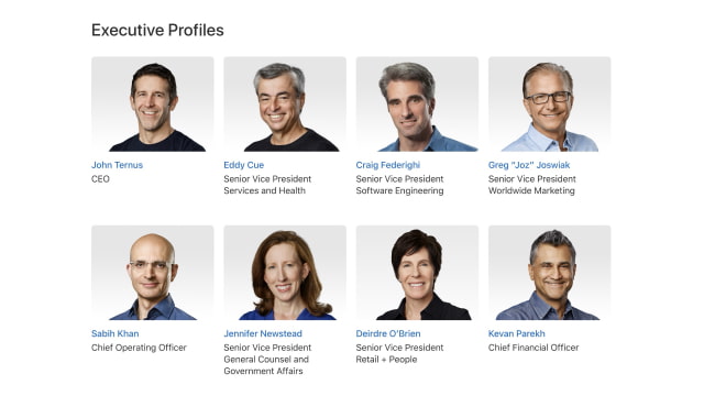 Apple Updates Leadership Page as John Ternus Takes Over as CEO