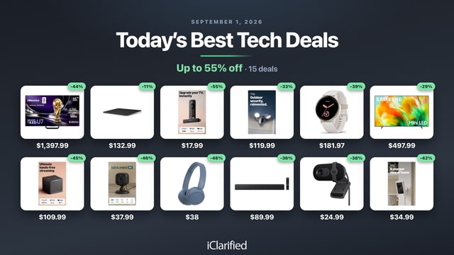 Today's Best Tech Deals: Hisense 85-Inch Mini-LED $1,397.99, Apple Magic Trackpad $132.99