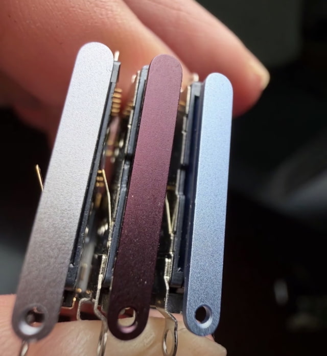 iPhone 18 Pro SIM Tray Leak Suggests No Black Option for Second Year [Image]