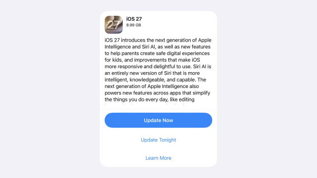 Apple Releases iOS 27 RC and iPadOS 27 RC [Download]