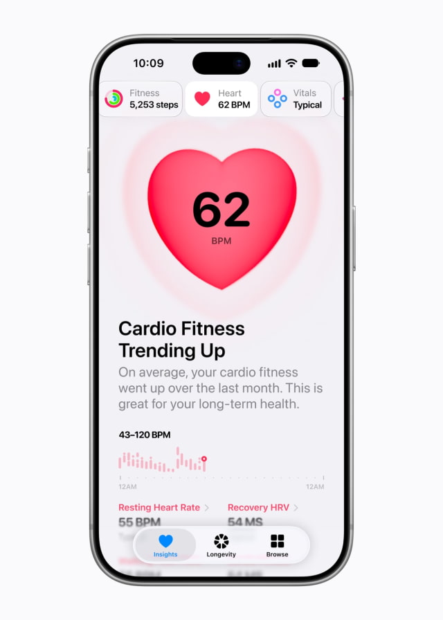 Apple Unveils Redesigned Health App With Apple Intelligence, Watch Readiness Score