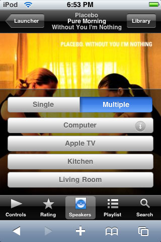 Remote Buddy 1.10 Streams to iPhone, iPod touch