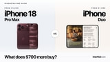 iPhone Duo vs. iPhone 18 Pro Max: What Does the Extra $700 Buy?