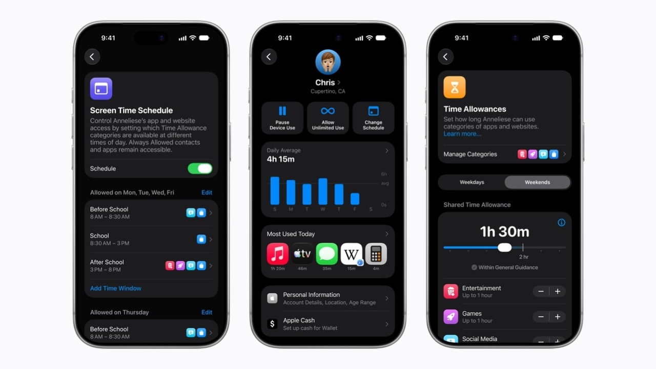 Apple Releases New Child Safety and Screen Time Features