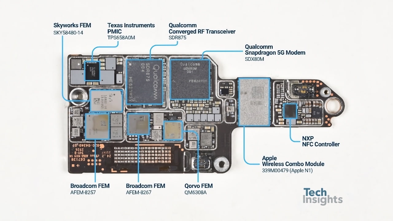 Разбор iPhone 18 Pro Max: в США стоит модем Qualcomm X80, а не Apple C2