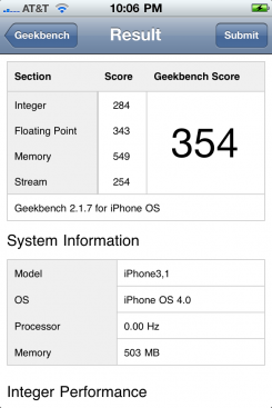 Early Benchmarks Suggest iPhone 4 is Slower Than iPad