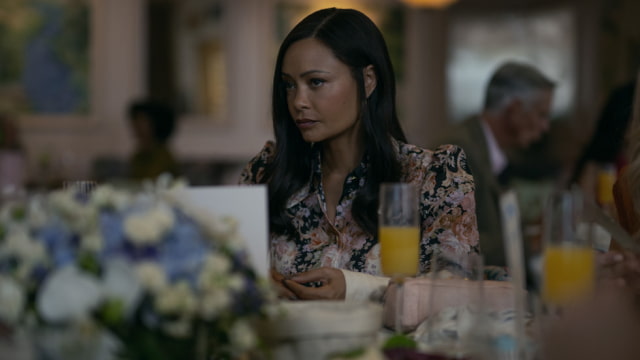 Thandiwe Newton in "The Wanted Man," premiering January 6 on Apple TV.