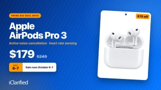 AirPods Pro 3 Drop to $179 for Prime Big Deal Days [Deal]