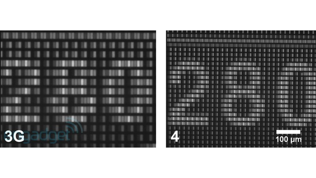 iPhone 4 and iPhone 3G Screens Compared Under a Microscope - iClarified