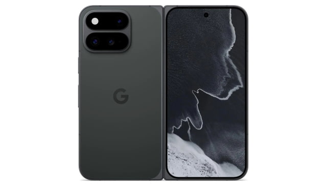 Image showing Pixel 11 Pro Fold in Obsidian when opened from the back