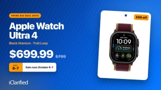Apple Watch Ultra 4 Drops to $699.99 for Prime Big Deal Days [Deal]