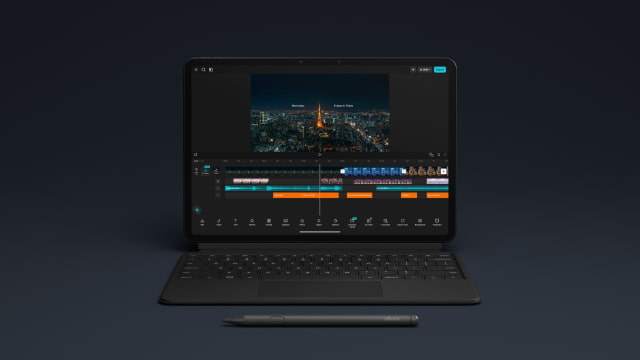 Alexa Tablet 12 Pro with the magnetic Pro Keyboard and Pro Pen